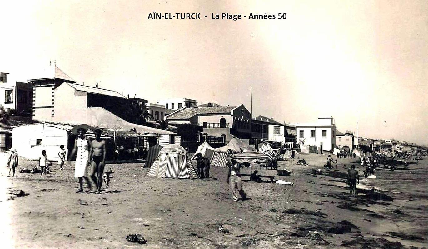 Ain-El-Turck - Plage - Annees 50.jpg